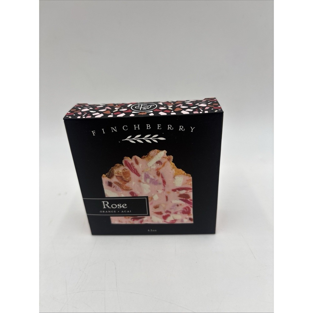Finchberry Soap Rose Orange Açaí Soap 4.5 oz